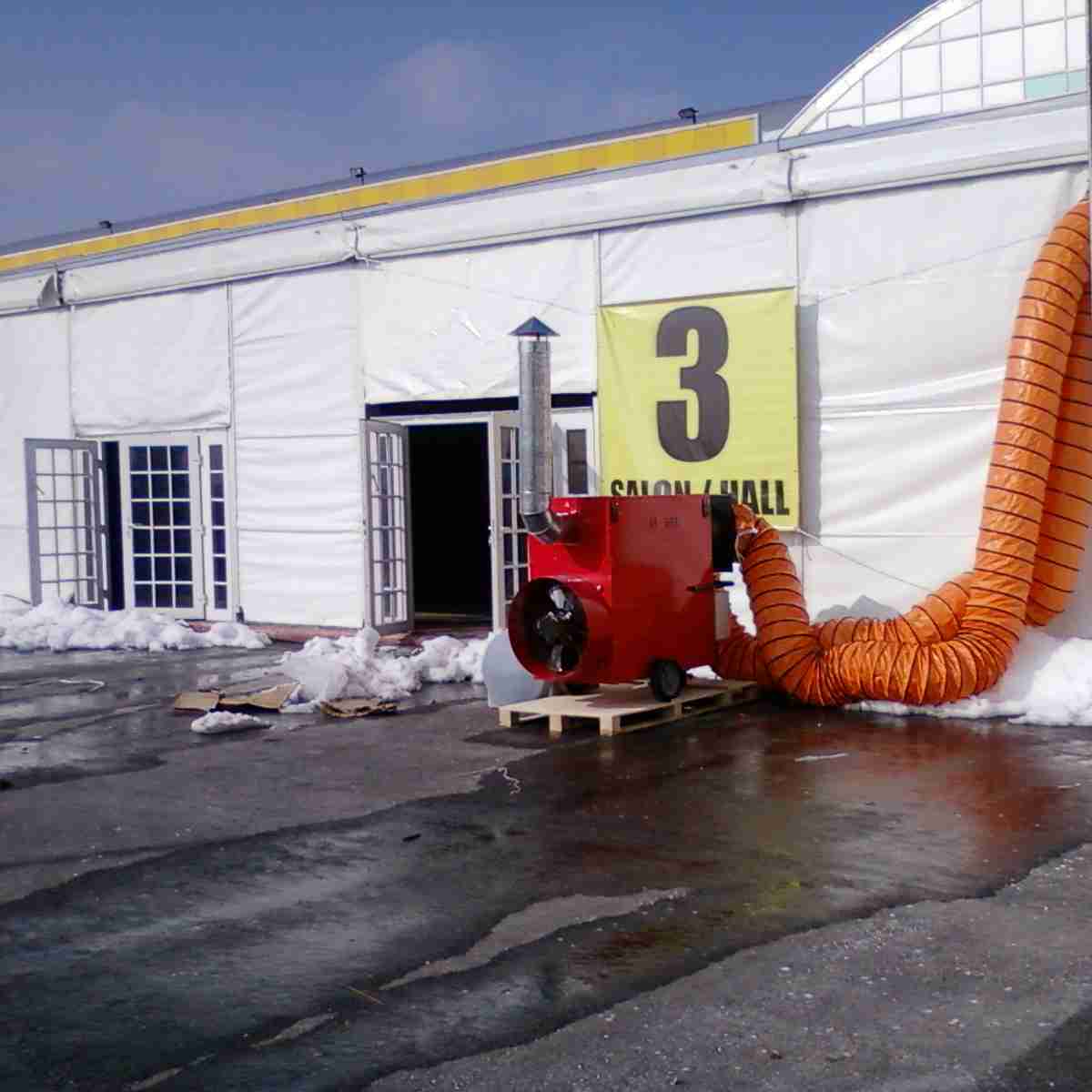 極寒地區(qū) 戶外帳篷 加熱采暖 永備熱風(fēng)機(jī)Helios200C 